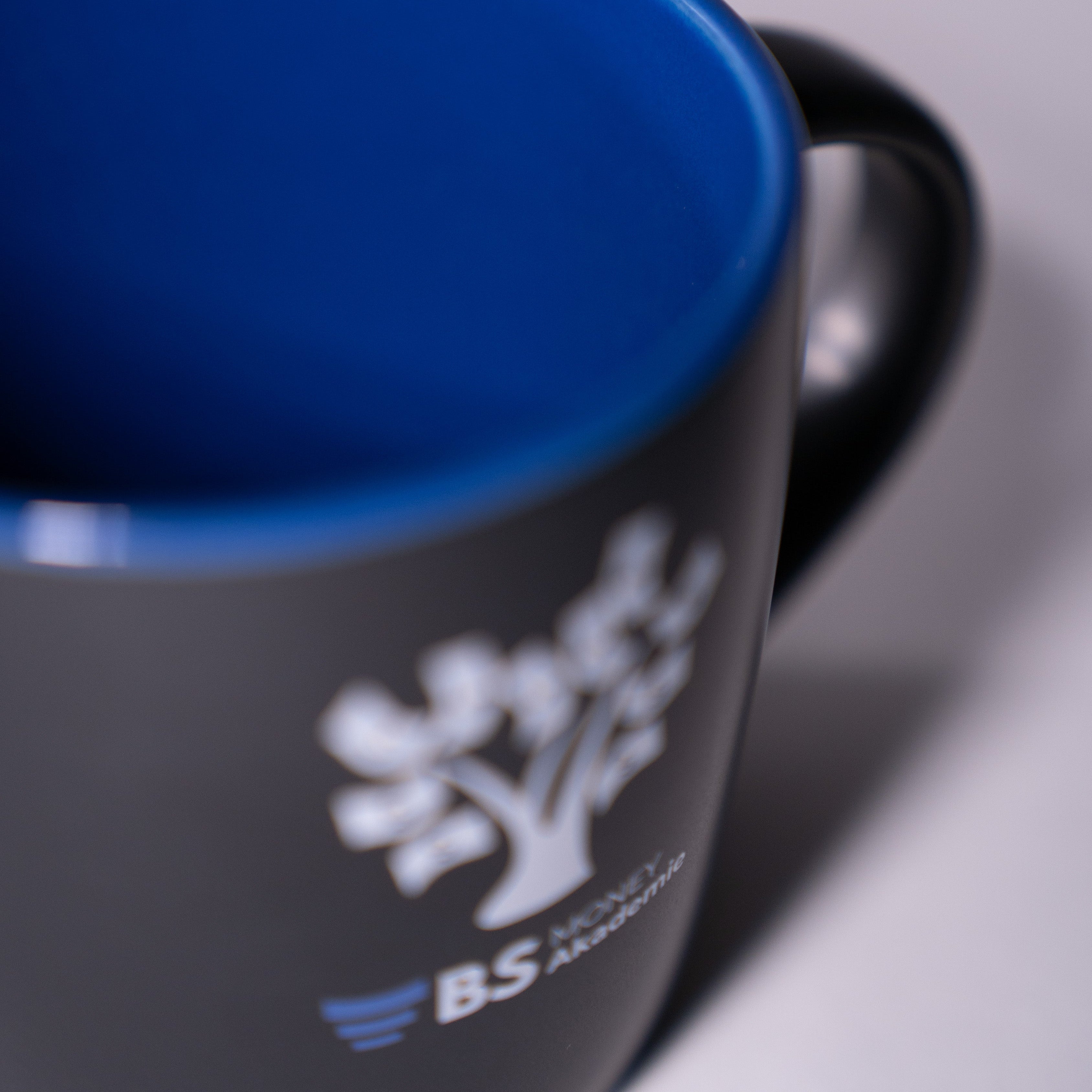 Tasse blau details