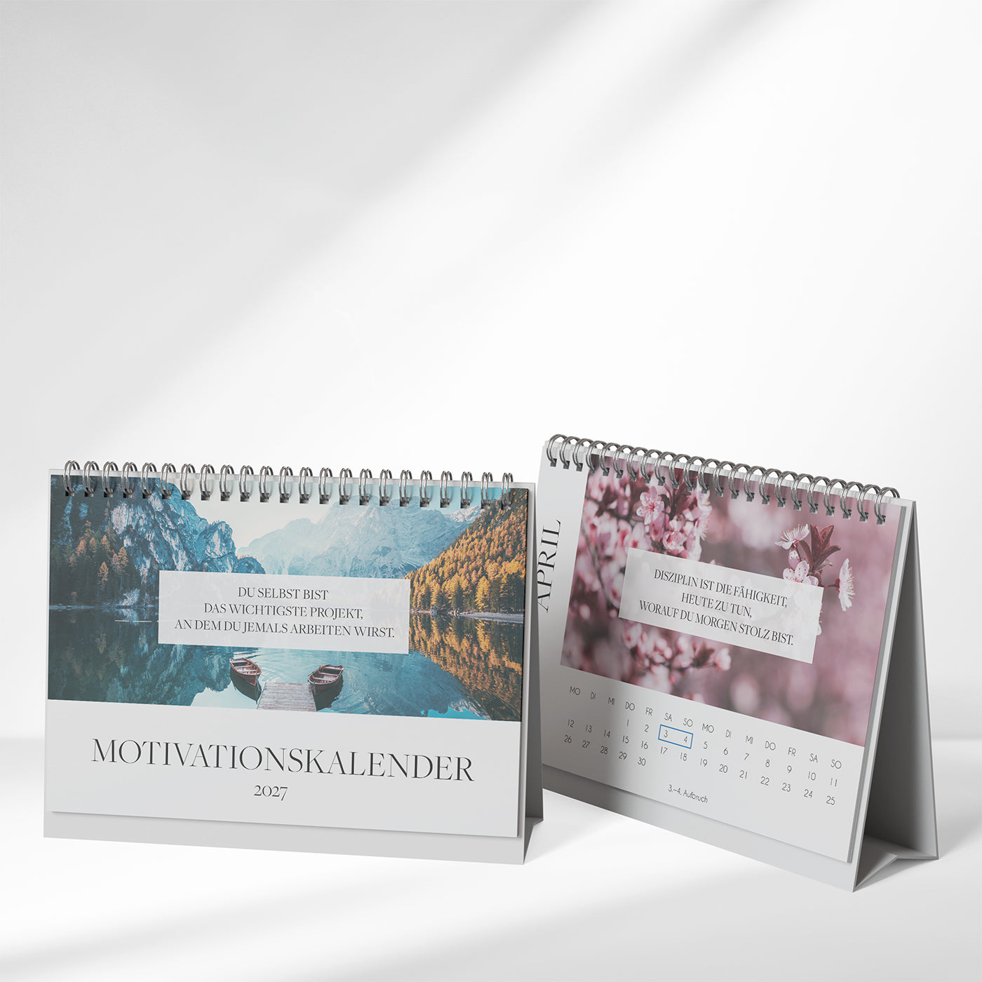 Motivationskalender 2027 - Tischkalender in DinA6